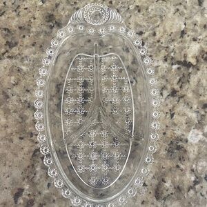 Elegant Clear Glass Soap Dish